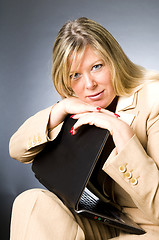 Image showing cute forty year old woman senior business executive