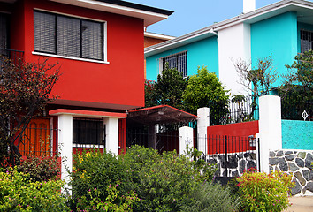 Image showing Colorful houses of Valparaiso, Chile