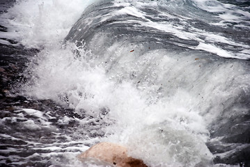 Image showing Storm wave