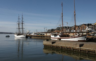 Image showing Oslo harbour.