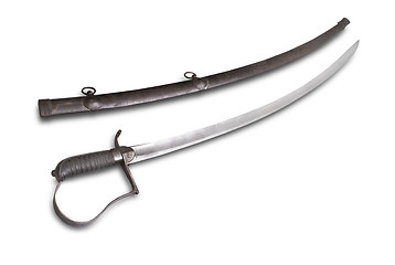 Image showing Austrian infantry officer sabre (saber) of 19th century.