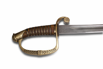 Image showing Saber (sabre) of British officer