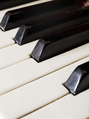 Image showing Piano keys