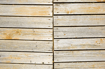 Image showing Wooden wall background