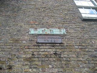 Image showing Old signs on wall, Dublin