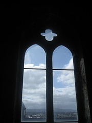 Image showing Looking out old window, Dublin