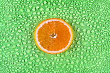 Image showing Slice of orange