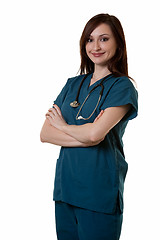 Image showing Friendly nurse