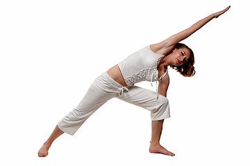 Image showing Woman stretching