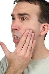 Image showing Man With Toothache