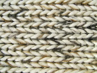 Image showing Horizontal wool lines