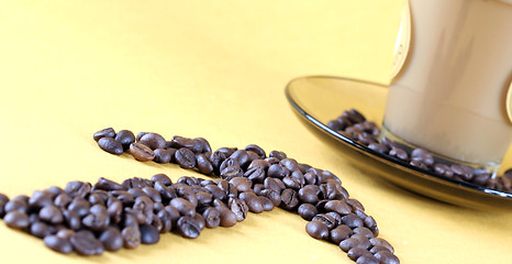 Image showing Cup with coffee