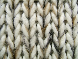 Image showing Vertical wool texture