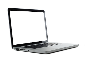 Image showing Laptop isolated on white