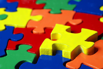 Image showing Colorful puzzle