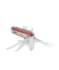 Image showing marketing red swiss army pocket knife tool