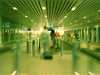 Image showing Boarding - Blur