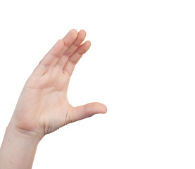 Image showing hand sign symbol