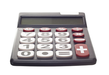 Image showing hand calculator