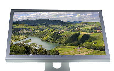 Image showing lcd monitor flat screen