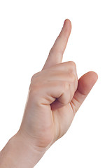 Image showing hand sign symbol