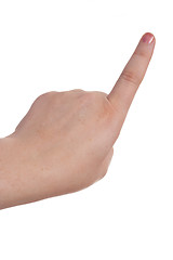 Image showing hand sign symbol