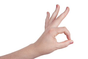 Image showing hand sign symbol