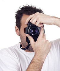 Image showing isolated photography man