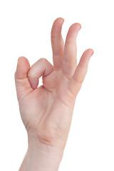 Image showing hand sign symbol