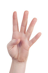 Image showing hand sign symbol