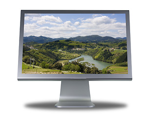 Image showing lcd monitor flat screen