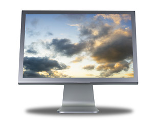 Image showing lcd monitor flat screen