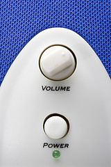 Image showing blue speaker