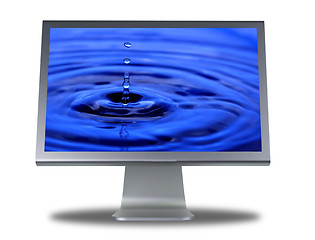 Image showing lcd monitor flat screen