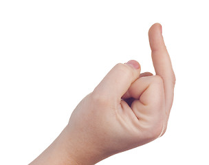 Image showing hand sign symbol