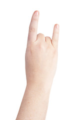 Image showing hand sign symbol