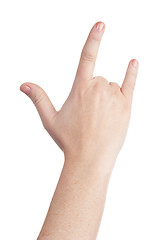 Image showing hand sign symbol