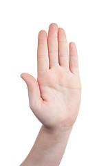 Image showing hand sign symbol