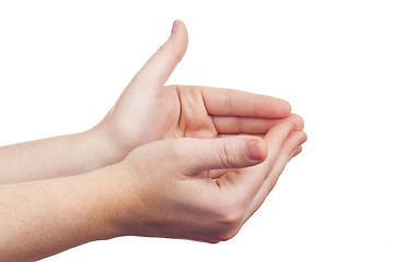 Image showing hand sign symbol