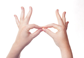 Image showing hand sign symbol