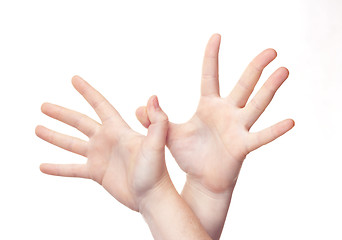 Image showing hand sign symbol