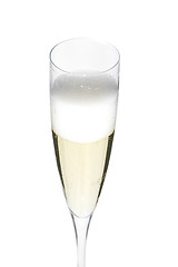 Image showing Champagne glass celebration