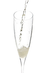 Image showing Champagne glass celebration