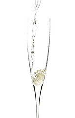 Image showing Champagne glass celebration