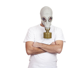 Image showing gas mask danger 