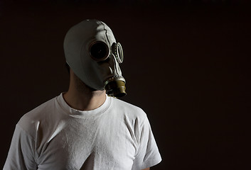 Image showing gas mask danger 