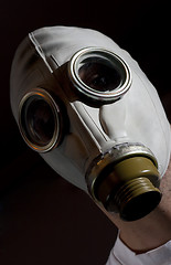 Image showing gas mask danger 