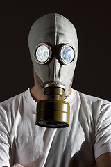 Image showing gas mask danger 