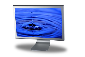 Image showing lcd monitor flat screen