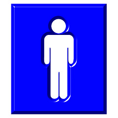 Image showing 3D Male Sign